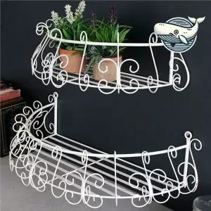 테라스 화분 수납 선반 인테리어 장식 자연 작은소품수납