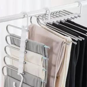 [생활] 의류 수납 속옷 바지걸이 걸이 접이식 치마 행거 스텐