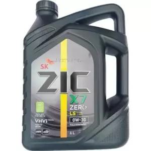[문구] SK엔무브 엔진오일 디젤 ZIC X7 ZERO LS 0W-30 6L