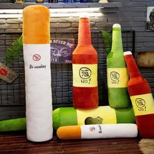 웅즈 소주인형 롱쿠션 안고자는 모양 수면 그린