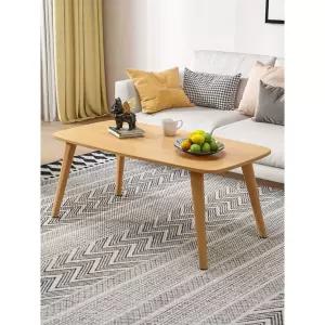 원목 협탁 거실 키높은 화이트 코너 테이블 빈티지 실내 타원형 천연 고무나무 키큰협탁