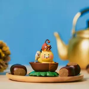 카카오프렌즈 K푸드 미니 피규어 밤막걸리 춘식이 데코 소장