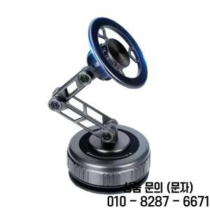 삼축 접이식 360도 회전 기계식 암 차량용 핸드폰 거치대 범용 마운트 내비게이션 진공 자석 스탠드