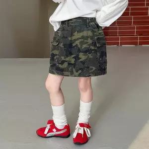 [베이비맥스] 카고 포켓 밀러터리 스커트 R16901 [P003788233]
