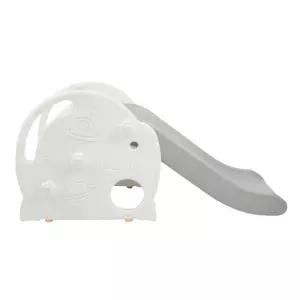 간편조립 2단조절 유아용 미끄럼틀 화이트 키즈카페 실내놀이터 베이비용 생일선물