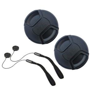 [미국배송] 52MM LENS CAP COMPATIBLE FOR CANON EF 50MM F /1.8(NOT 1.4) II (NOT STM) RF 35MM /1.8 IS EF-S 24MM /2.8 STM NIKON AF-S DX /1.8GAF(NOT AF-S) NIKKOR /1.8D /1.4D[2 PACK]