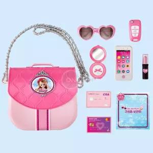 여아생일선물 캐릭터 핑크 크로스백 외출세트 어린이화장대 미용실놀이 여자장난감