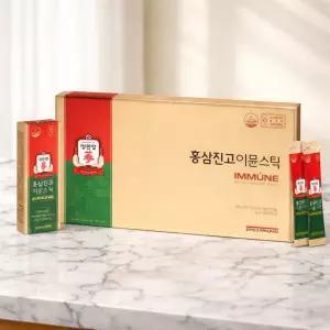 홍삼진고 이뮨 스틱 홍삼 스틱 선물 세트 + 쇼핑백 / 2세트