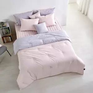 [롯데백화점]헤지스홈 고밀도에밀 핑크[6온스]퀼트이불 킹(220x240cm)