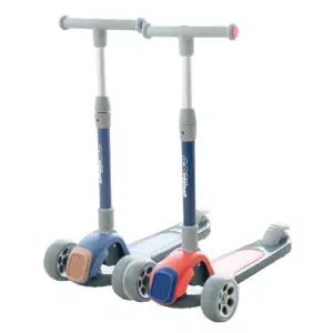 블루 3단 높이조절 접이식 LED 킥보드 조카선물 어린이 이동수단 휴대용