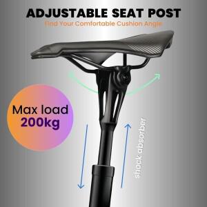 호환 자전거 서스펜션 시트포스트 충격 흡수 장치 댐퍼 27.2/31.6mm 시트 MTB  자갈  하이브리드전자 알루