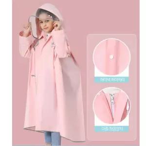 초등학생 책가방 덮개 투명 아동우비 EVA 장마철 등교 학생 비옷