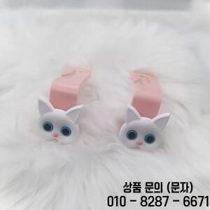 2개/가방 3D 동물 모양 귀여운 자동차 시트 헤드레스트 훅 창의적인 범용 뒷좌석 정리함 홀더 간단한 다기