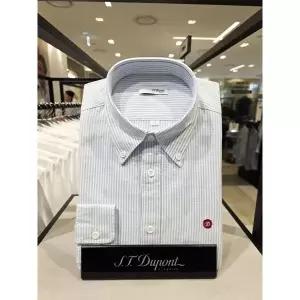 [듀퐁](김해점)26년SS 신상품 면100% 캐주얼한 옥스포드 런던 스트라이프 긴소매 일반핏셔츠 SE6SM11L...
