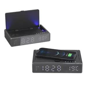 스마트폰 충전기 겸용 UV 살균기 시계 온도계 ORU06