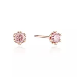 [로이드](마산점)0.09ct 솔리테어 핑크 다이아 14K 귀걸이 LPFQ1008D