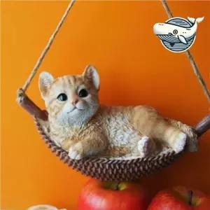 귀여운 고양이 미니어처 인테리어 소품 카페