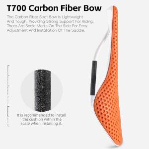 호환 WEST BIKING 3D 프린트 자전거 새들  초경량 T700 카본  MTB 도로 쿠션  충격 흡수 시트  액세서리