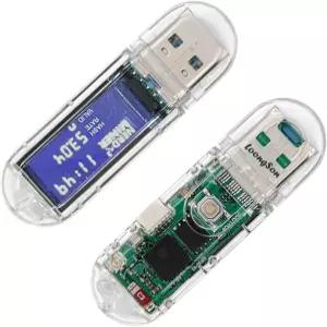 비트코인 채굴기 V2 동글 USB 75KH 1W T-디스플레이 S3 솔로 복권 저전력 소비 1PCS 으로 3.125 BTC 당첨