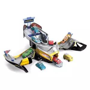 옐로우 헬멧모양 주차타워 장난감 신나는놀이 유아자동차 손자선물 어린이날 트랙완구