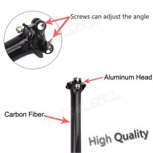 호환 자전거 시트 포스트  27.2/30.8/31.6mm  제로 오프셋 카본 산악 부품