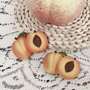 음식 모형 마그넷 복숭아