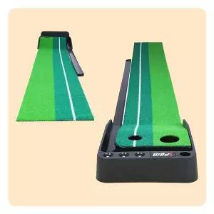 [RIZPICK]골프연습도구 가정용 무소음골프 실내퍼팅 연습기