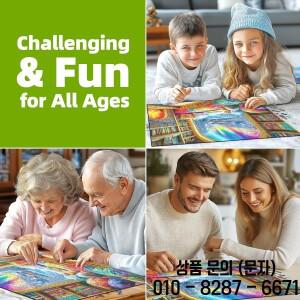 1314/1000/520 조각 퍼즐 컬러풀 플라워 게임룸 침실용 도전적인 가족 활동