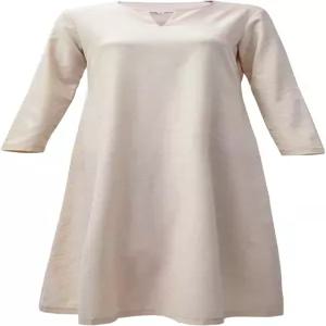 PROCOS 여성 중세 언더드레 린넨 튜닉 드레스 농민 의상