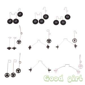 1세트 RC 폼 핸드 글라이더 랜딩 기어 키트 휠 포함 - 세스나 J-11 J-20 SU27 Z51 F22 SU35용 호환 비행기