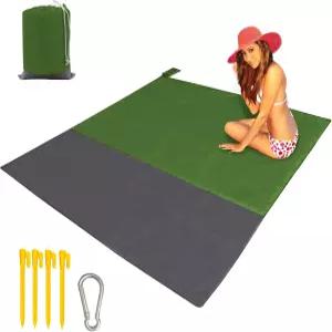 해변 담요 대형 고속 건조 내구성이 뛰어난 경량 컴팩트 야외 매트 79인치 x 55인치 - 여행 캠핑 하이킹을