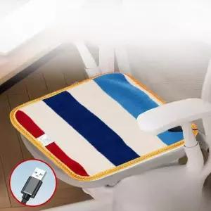 USB 전기방석 온열 쿠션 1인용 사무실 의자 발열 보온 휴대용 난방 매트