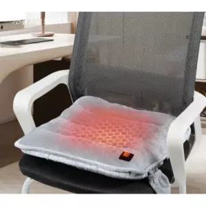 USB 전기방석 그래핀 발열 온열 쿠션 사무실 차량용 휴대용 1인용 보온 시트 히터 전기매트 65W