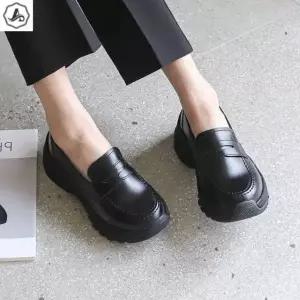 [애슬릿] 플랫폼 로퍼 페니 데일리 키높이 단화 하객 6cm