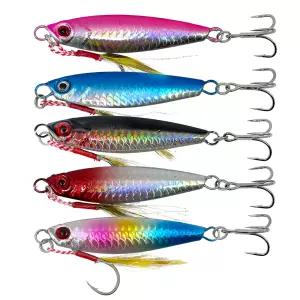 청춘어락 용왕님 어복 메탈 지그 루어 5개+보관케이스