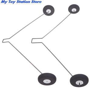 2mm 스틸 와이어 랜딩 기어 RC 항공기 고정 날개 글라이더 모델 휠 브래킷 비행기 호환 액세서리