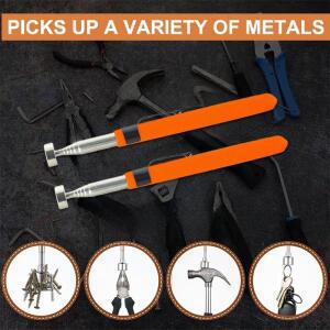 자석식 접이식 픽업 흡착 철봉 휴대용 호환 다기능 추출기 펜 클립 자동차 차량용 호환 수리 도구