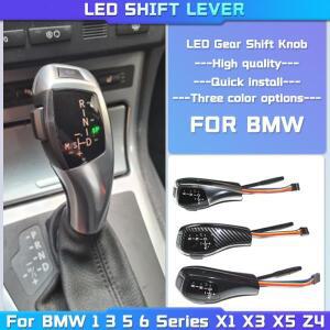 LED 기어 시프트 노브 시프터 레버 BMW 1 3 5 6  E90 E60 E46 2D 4D E39 E53 E92 E87 E93 E83 X3 E89 자동
