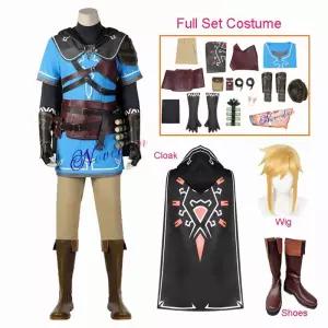 할로윈 코스튬 코스프레 이벤트 옷 섹시 의상 애니메이션 레전드 킹덤 링크 젤다 가발 헌터 신발 유니폼 망