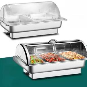 뷔페 워머기 중탕기 데우기 호텔 차핑디쉬 온열기 업소용 음식 워머 스프