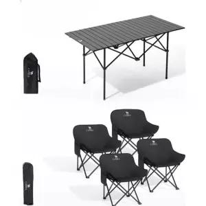 캠핑 테이블 에그롤 접이식 알루미늄 피크닉 세트