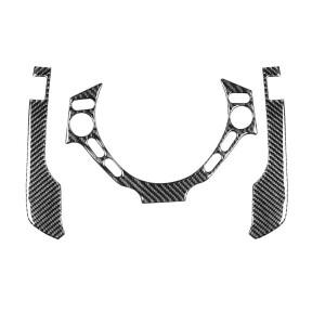 닛산 GTR R35 2008-2020 스티어링 휠 키 자동차 속도계 실제 탄소 섬유 스티커 새로운 고품질 액세서리