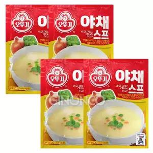 오뚜기 야채스프 80g 4개 분말 에피타이저