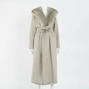 [구구스]중고명품 막스마라 캐시미어 밍크 트리밍 코트 55 (NO 10391646)