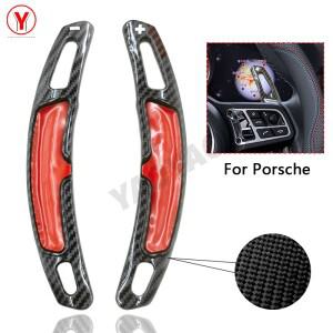 포르쉐 파나메라 마칸 카이엔 카레라 911 718 991 스파이더 918 카이맨용 패들 시프터, 자동차 스티어링 휠