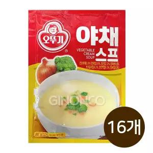 오뚜기 야채스프 80g x16 양식 즉석스프