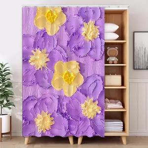 아코디언 도어 - 사일런트 트랙이 있는 접이식 프라이버시 옷장 커튼 침실 및 식료품 저장실용 슬라이딩 룸