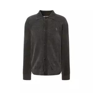 백화점 헤지스 25 남성 셔닐 니트 트러커 가디건 HZSW5D205K3