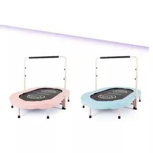 아이들 성장발육 2인용 타원형 트램폴린 스포츠완구 실내운동기 트램펄린운동 사계절 집에서하는운동 완구