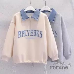 초등학생티셔츠 주니어 카라 초등학생 여아 티셔츠 맨투맨